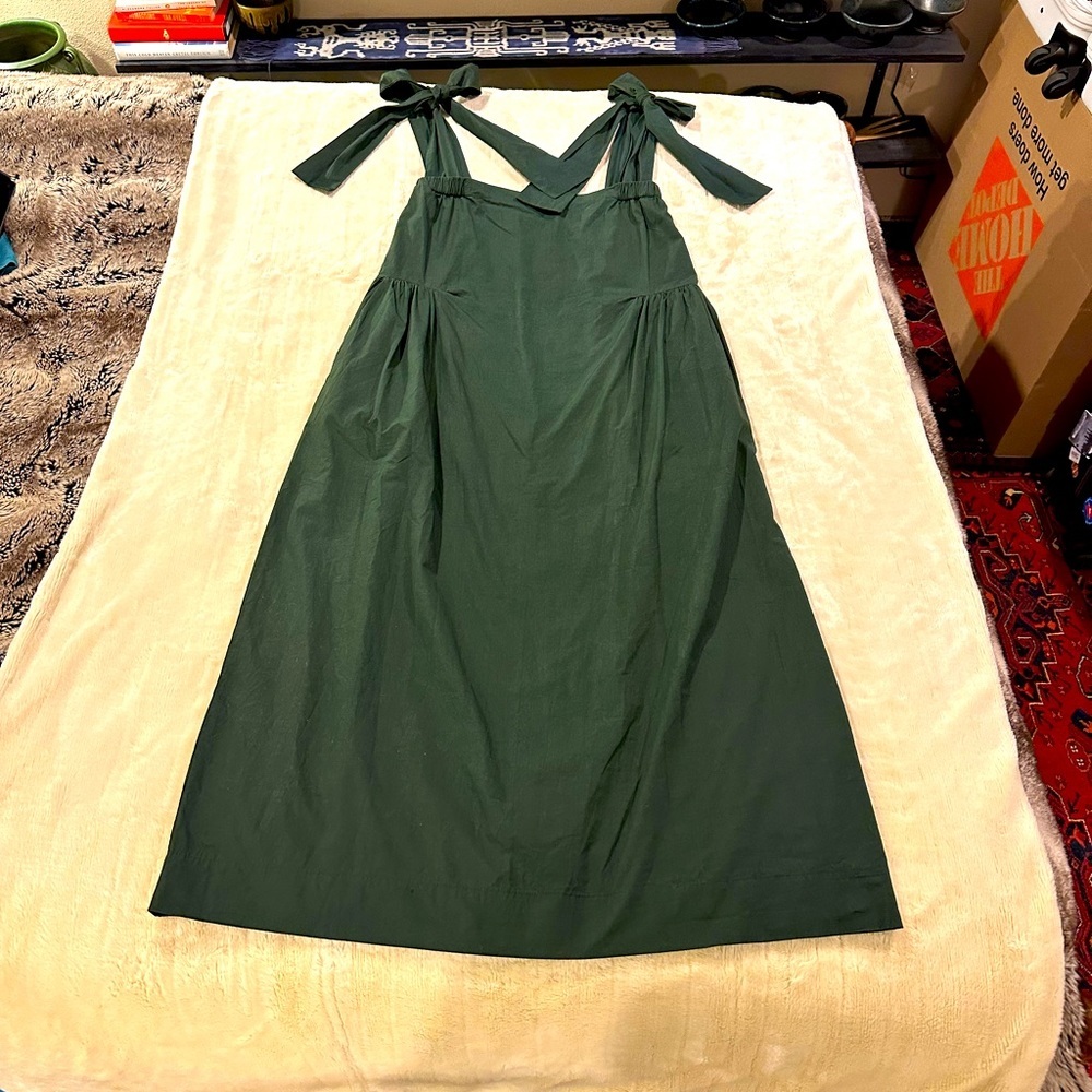 L Ak Jp Brand Dress From A Swanky Boutique In Cape Town Forest Green Nwot
